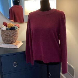 LOFT Women's Crew Neck Sweater - fuchsia